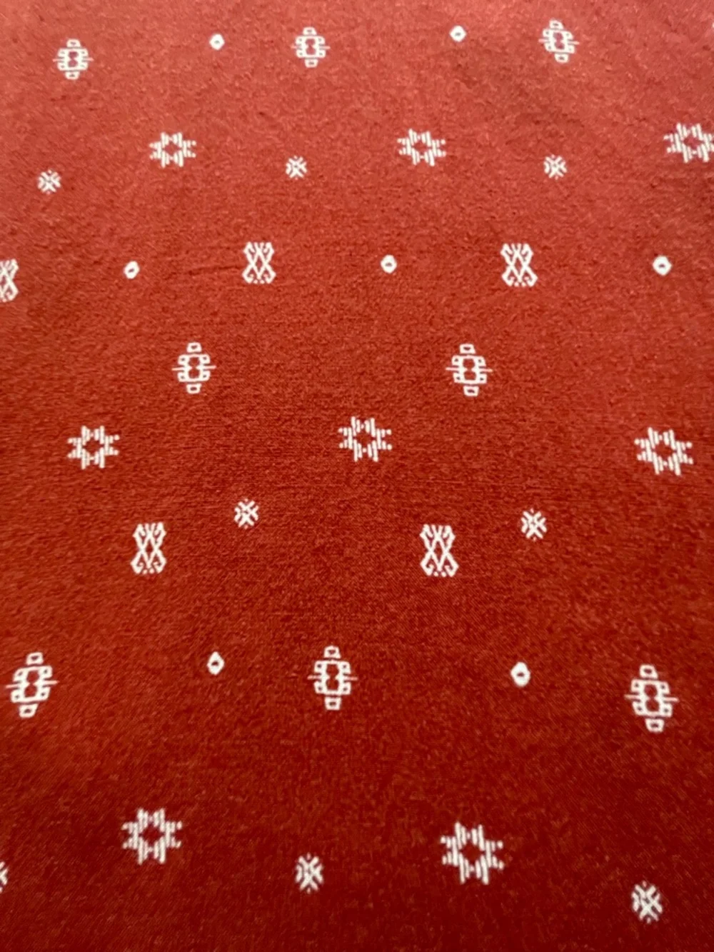 torrid Challis Border Skater Dress Red Abstract Trim V-Neck Mini Dress Size 4X - Picture 5 of 13